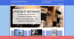 Desktop Screenshot of donde-reparar.com